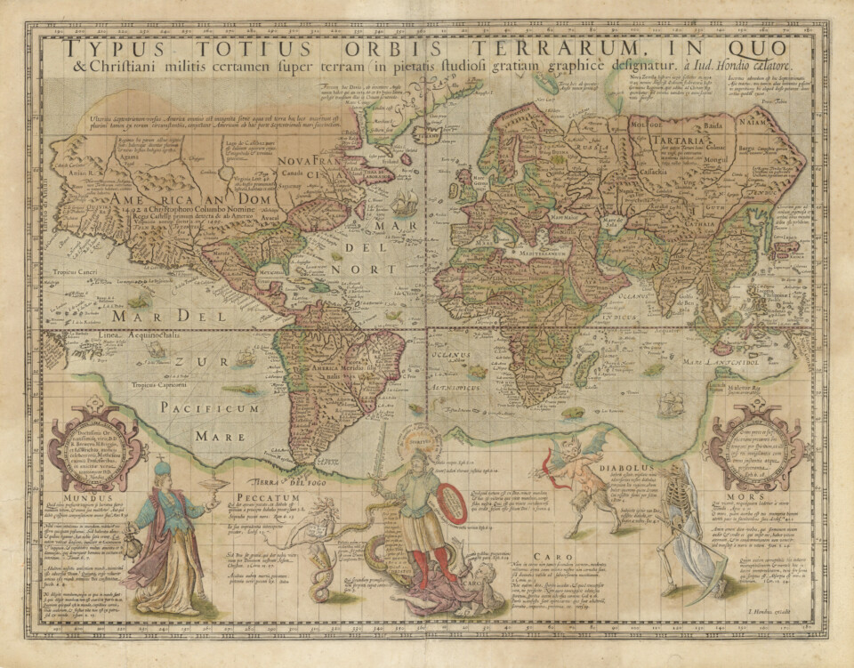 The Christian Knight Map - Daniel Crouch Rare Books - Antique and vintage maps, rare books, charts and atlases